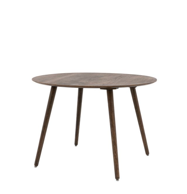 Hackney Smoked Oak Round Dining Table