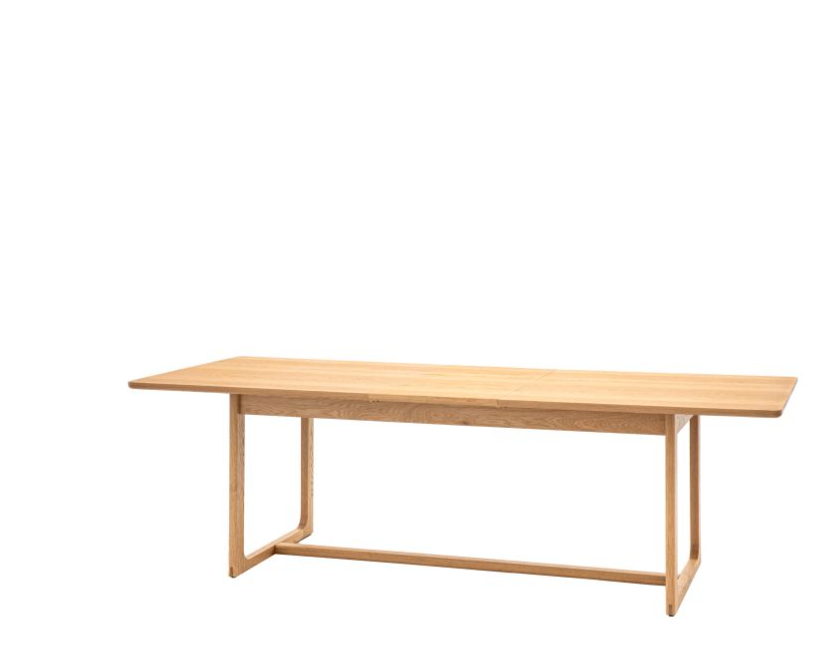 Worthington Rectangle Extending Dining Table, Natural Oak