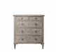 Mustique Wooden 5 Drawer Chest