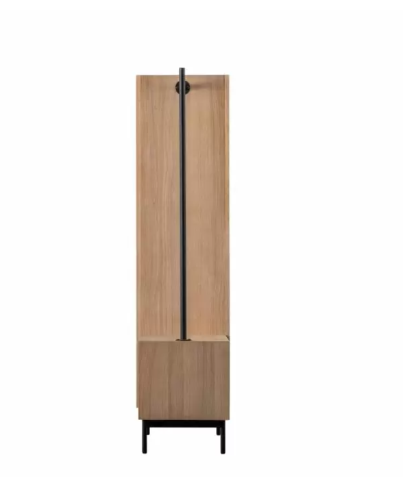 Hayami Contemporary Natural Oak Open Wardrobe