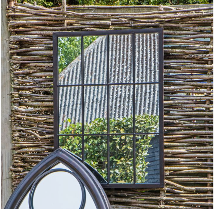 Zanetti Outdoor Mirror - Black ( Due Back In 12/10/24 )