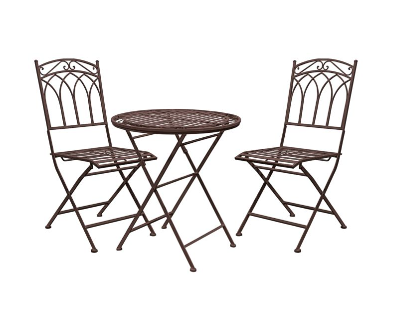 Albany Garden Furniture Bistro Set, Ember, Metal, 3 Piece ( Due Back In 28/01/25 )