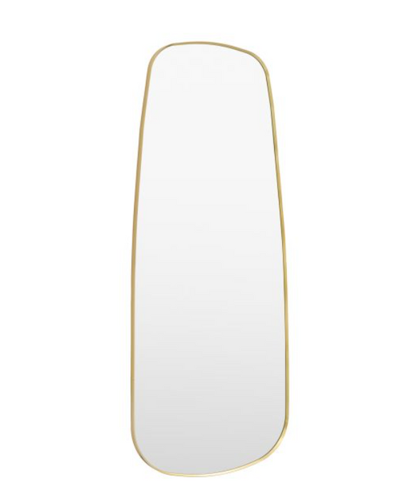 Holworth Organic-Shaped Gold Leaner Mirror