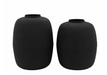 Zia Vase Black Set of 2