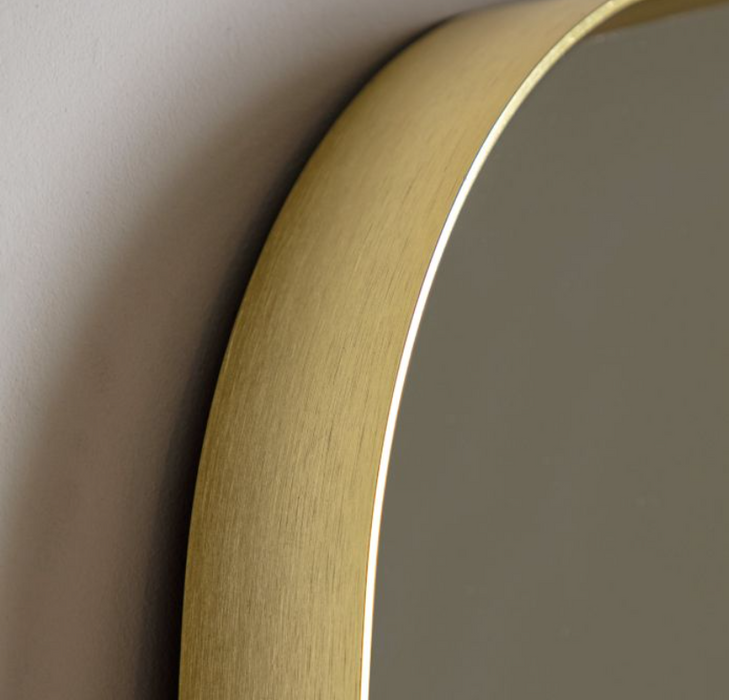 Holworth Organic-Shaped Gold Leaner Mirror