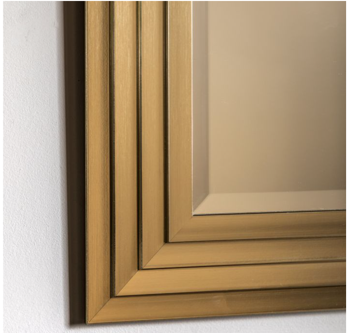 Ritz Light Gold Frame Mirror