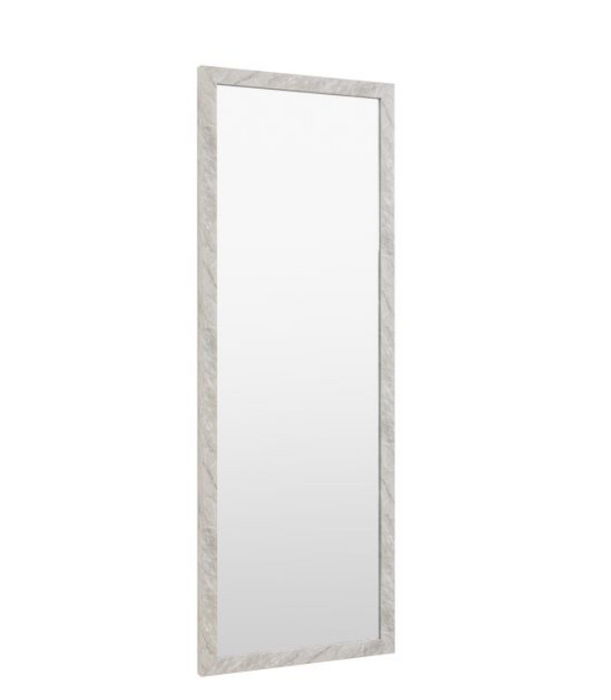 Romano Marble Design Wrapped Grey Leaner Mirror Large