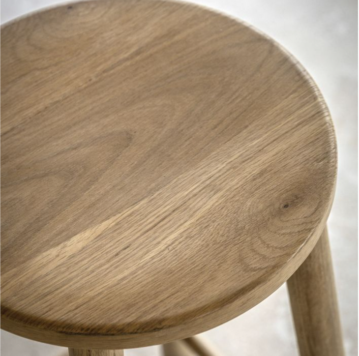 Hatfield Natural Oak Bar Stool