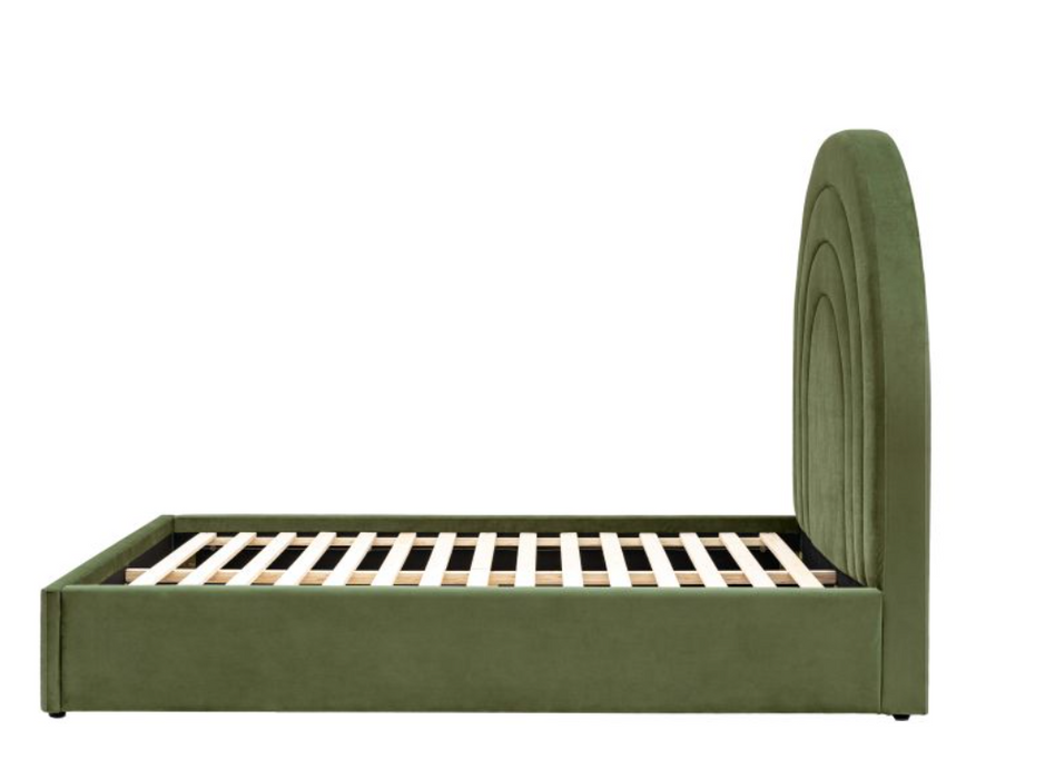 Arch King Size  Green Bedstead ( Due Back In 10/11/2024 )