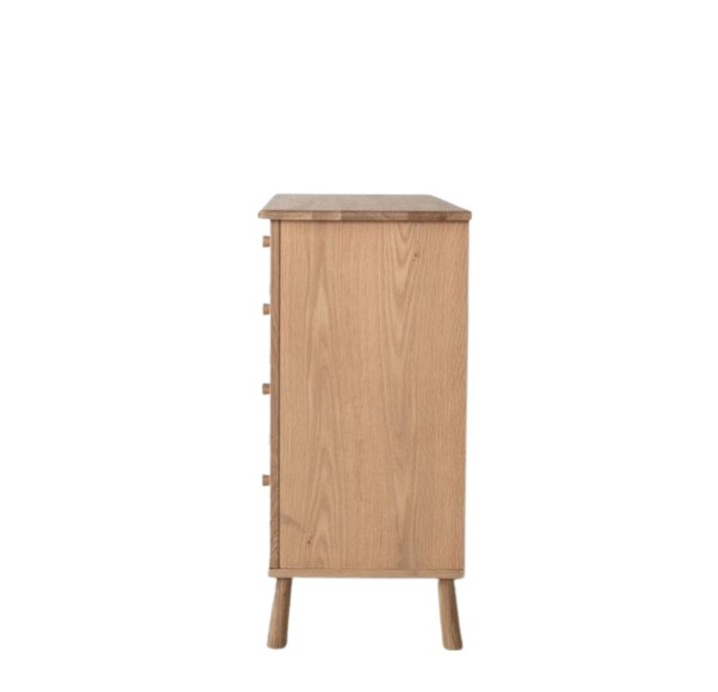 Oslo Modern Scandi Natural Oak 5 Drawer Chest