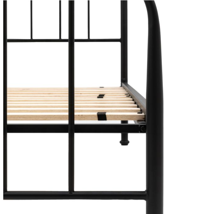 Traditional Black Ironwork Single Bedstead ( Due Back In 06/12/2024 )