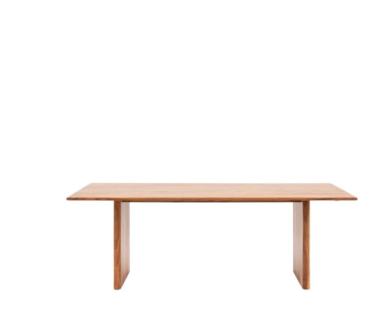 Priory Rectangle Dining Table, Natural Acadia Wood - Large