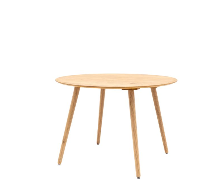 Hackney Natural Oak Round Dining Table