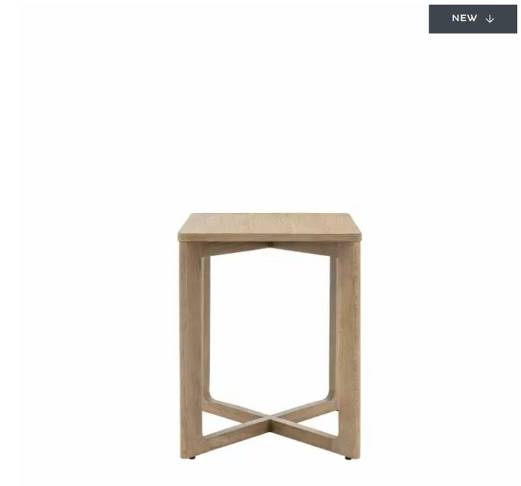 District Side Table, Grey Wash Oak