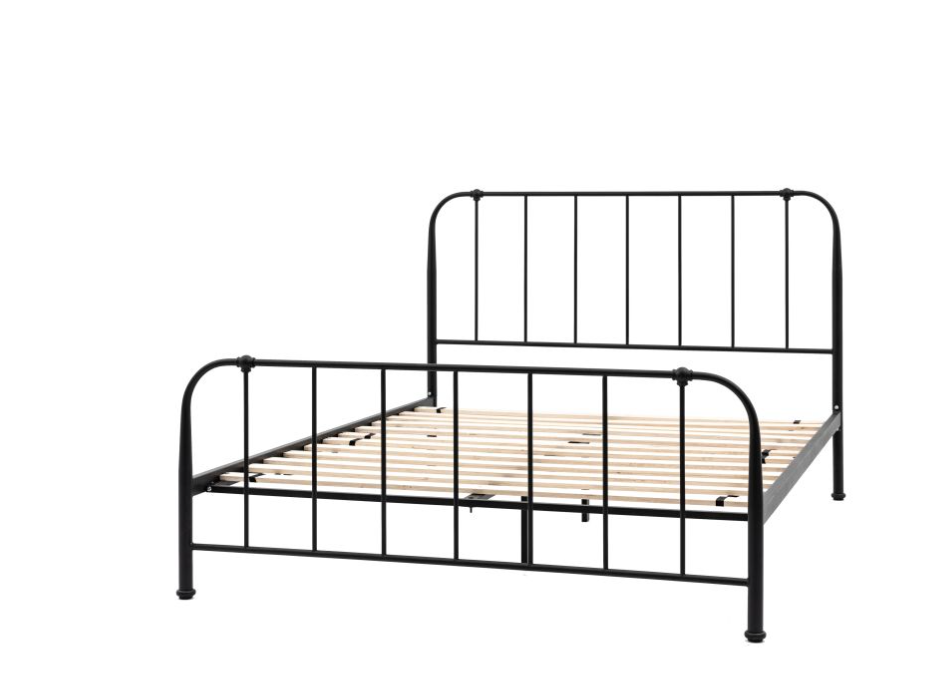 Loughton Black Ironwork King Size Bedstead