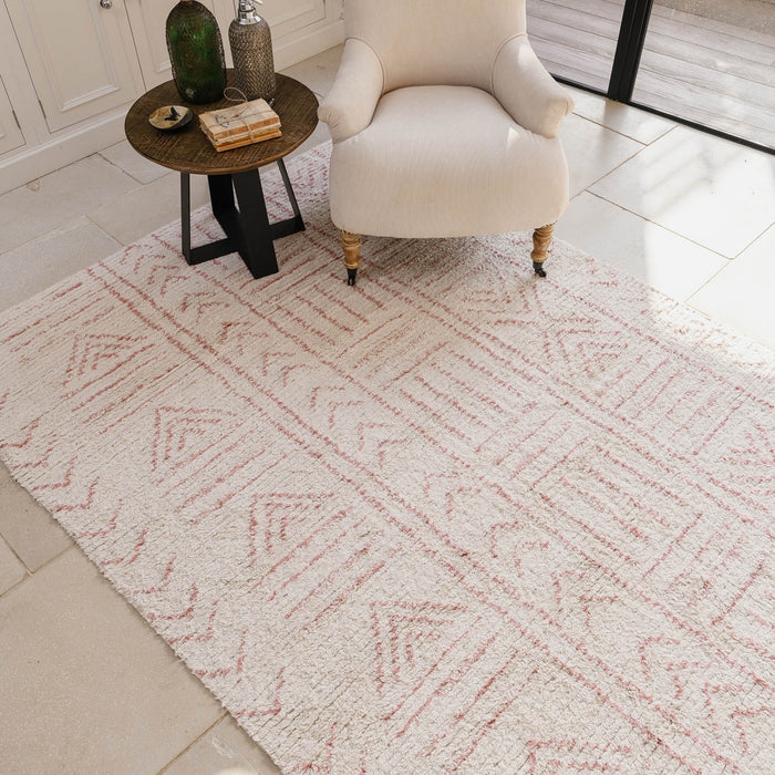 Conrad Rug, Mixed Stripe, Brown Cotton