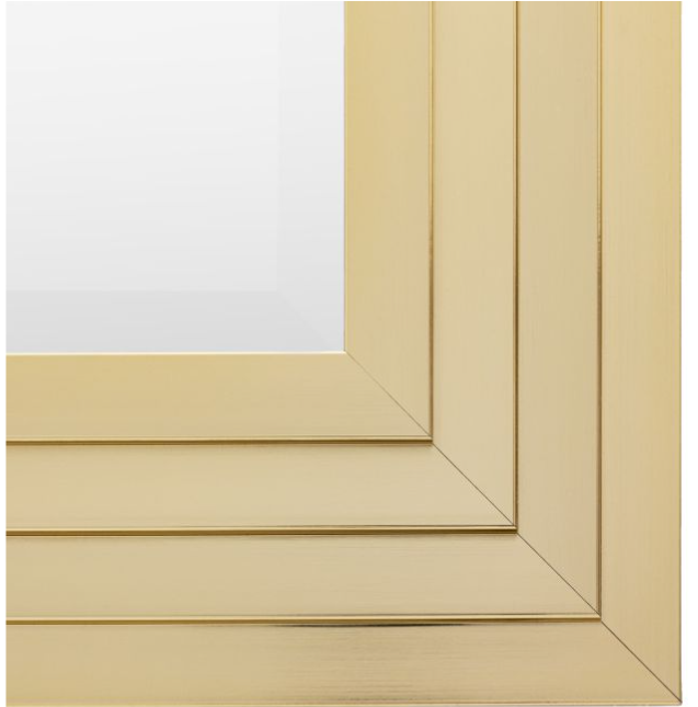 Ritz Light Gold Frame Mirror