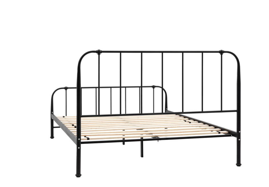 Marston Victorian Style Black Ironwork Double Bedstead ( Due Back In 06/12/2024 )