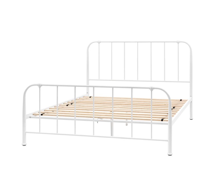 Loughton  Ivory Ironwork Double Bedstead