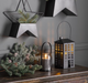 Town House Black Iron Lantern Large