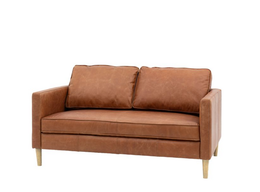 Osborne Vintage Brown Leather Sofa