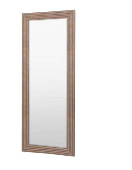 Whitechapel Rustic Gold Ridged Leaner Mirror