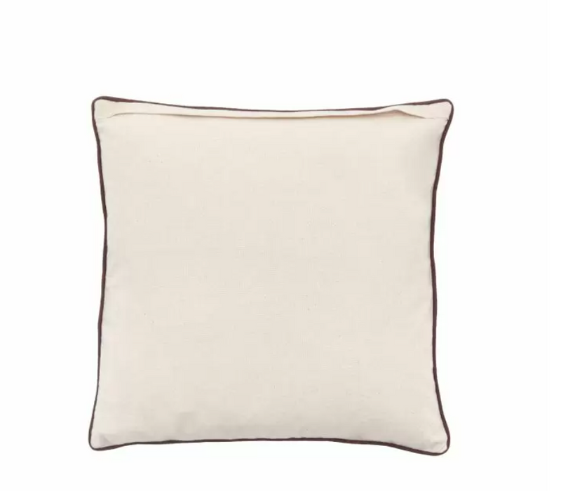 Windsor Wine Merry Xmas Embroidered Linen Cushion