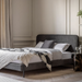 Oslo Grey King Size Bedstead 