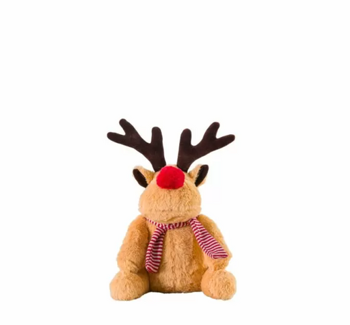 Roger Reindeer Doorstop Brown/Red