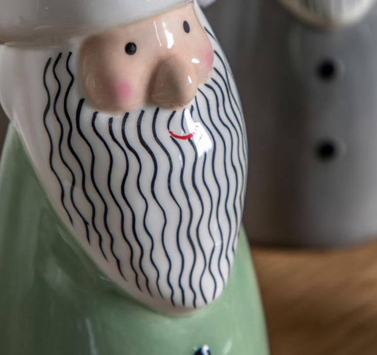 Green Santa Decor Large