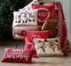 Tis The Season Red Linen Cushion