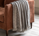 Willow Chenille Grey Throw