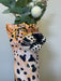 Stems Flower Vase, Tall, Ceramic, Leopards Head 