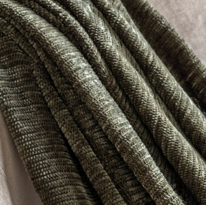 Willow Chenille Khaki Throw