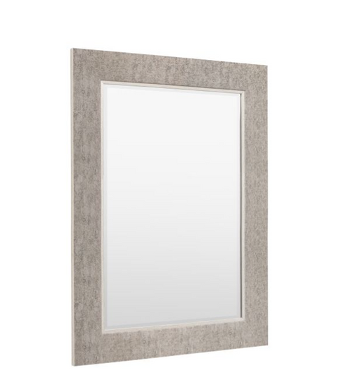 Delhi Elegant Rectangular Mirror with Intricate Square Patterned Frame 