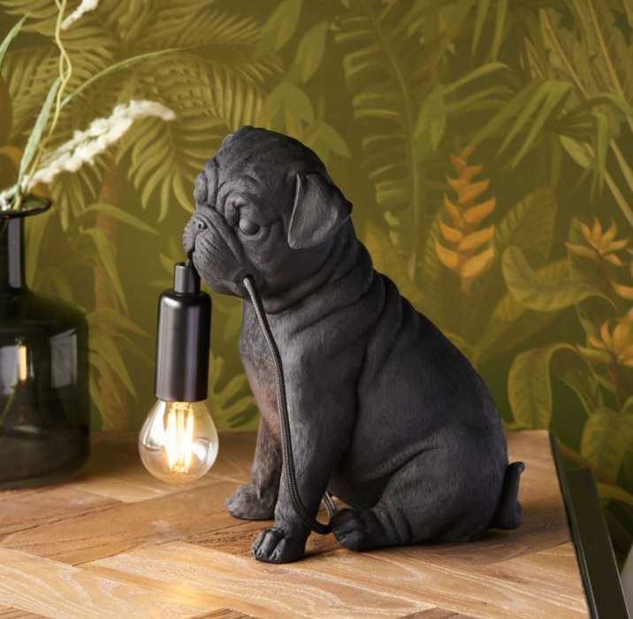 Adorable Black Puppy Table Lamp ( Due Back In 23/01/25 )