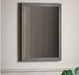 Romano Marble Design Wrapped Grey Rectangular Mirror