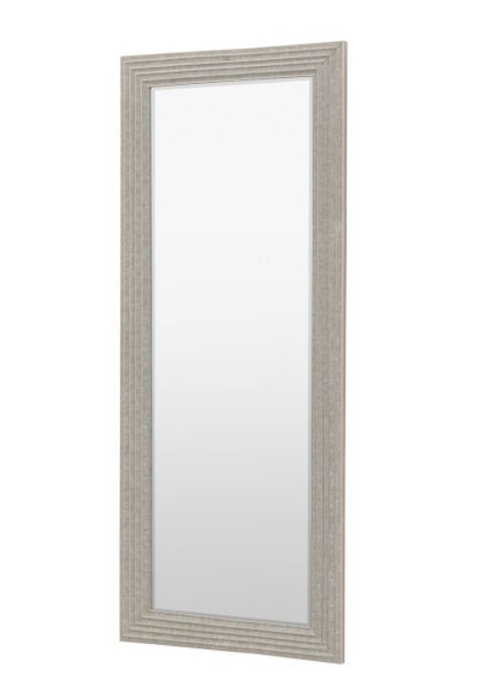 Whitechapel Rustic Silver Ridged Leaner Mirror