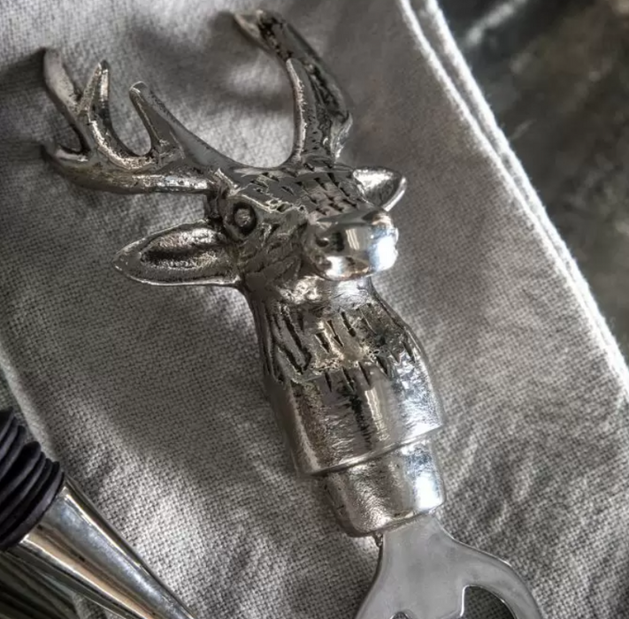 Stag Bottle Opener Aluminium