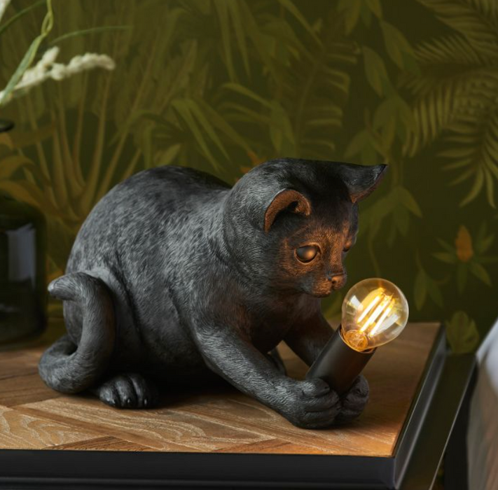 Adorable Black Kitten Table Lamp ( Due Back In 23/01/25 )