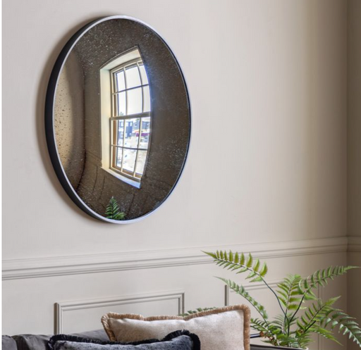 Yardley Convex Mirror with Sleek Black Frame