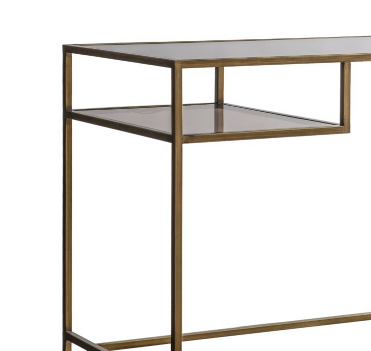 Rothby Bronze Glass Desk