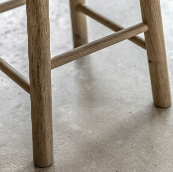 Hatfield Natural Oak Bar Stool