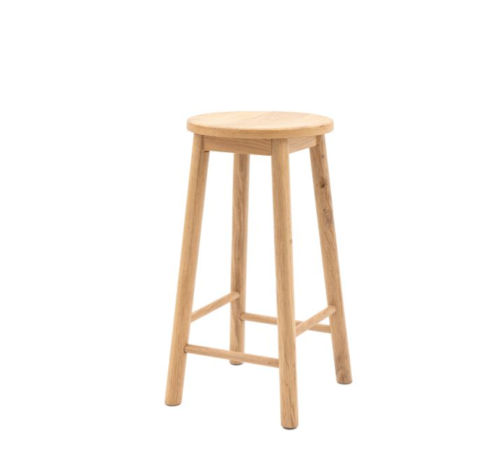 Hatfield Natural Oak Bar Stool