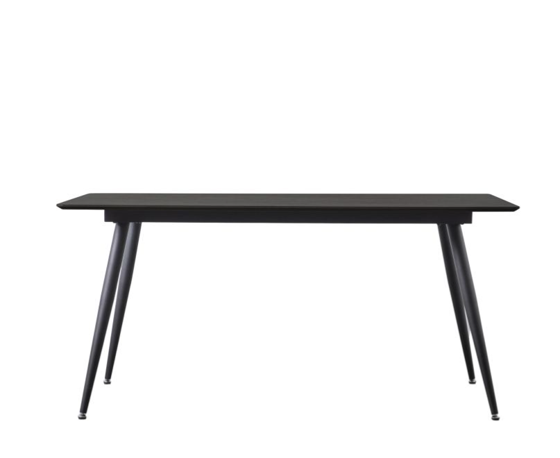 Palmero Rectangle Dining Table, Black Oak