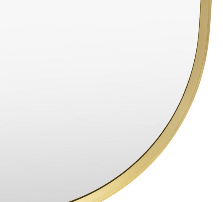 Holworth Organic-Shaped Gold Leaner Mirror