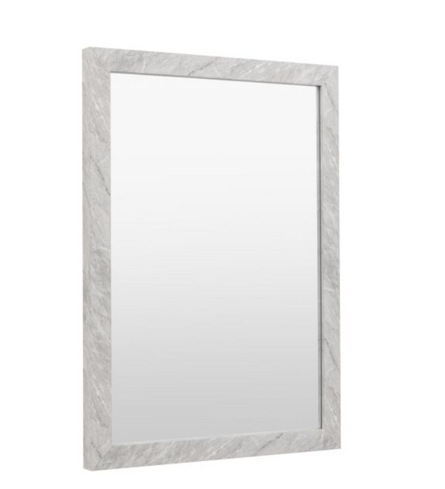 Romano Marble Design Wrapped Rectangular Mirror Small