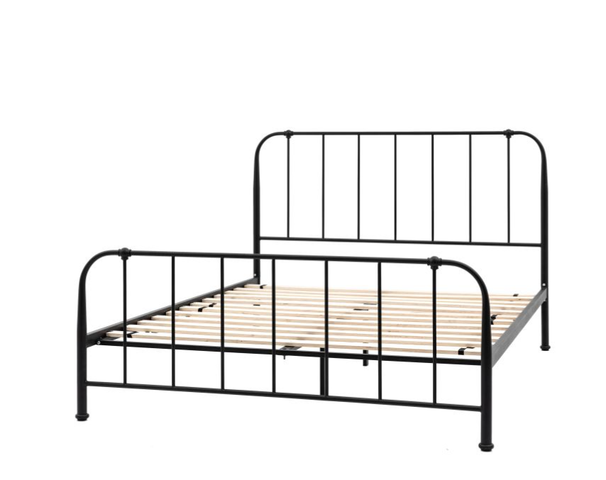 Marston Victorian Style Black Ironwork Double Bedstead ( Due Back In 06/12/2024 )