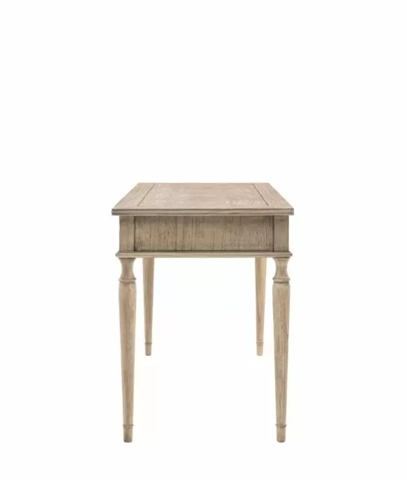 Mustique  Wood 2 Drawer Desk ( Due Back In 04/11/2024 )