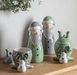 Cute Green Reindeer Storage Pot